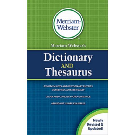 merriam webster thesaurus|merriam webster official website.